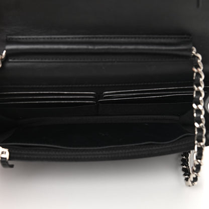 Chanel Caviar Timeless CC Wallet On Chain WOC Black 5 of 10