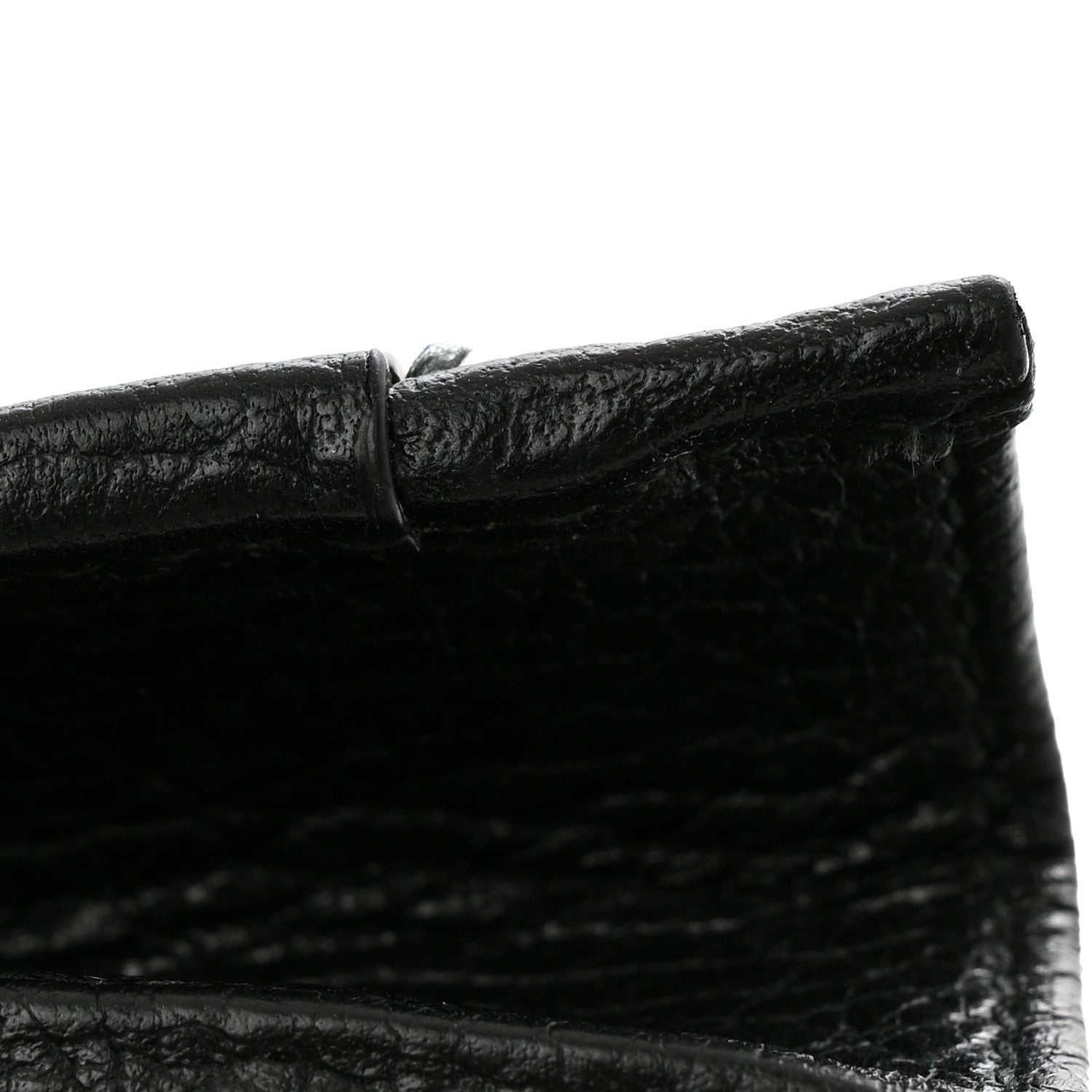 Gucci Calfskin Mini GG Marmont Chain Wallet Black 14 of 16