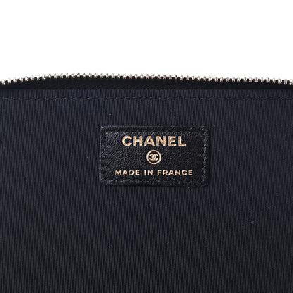 Chanel Lambskin Quilted Small Top Handle Vanity Case With Chain Black 5 of 8