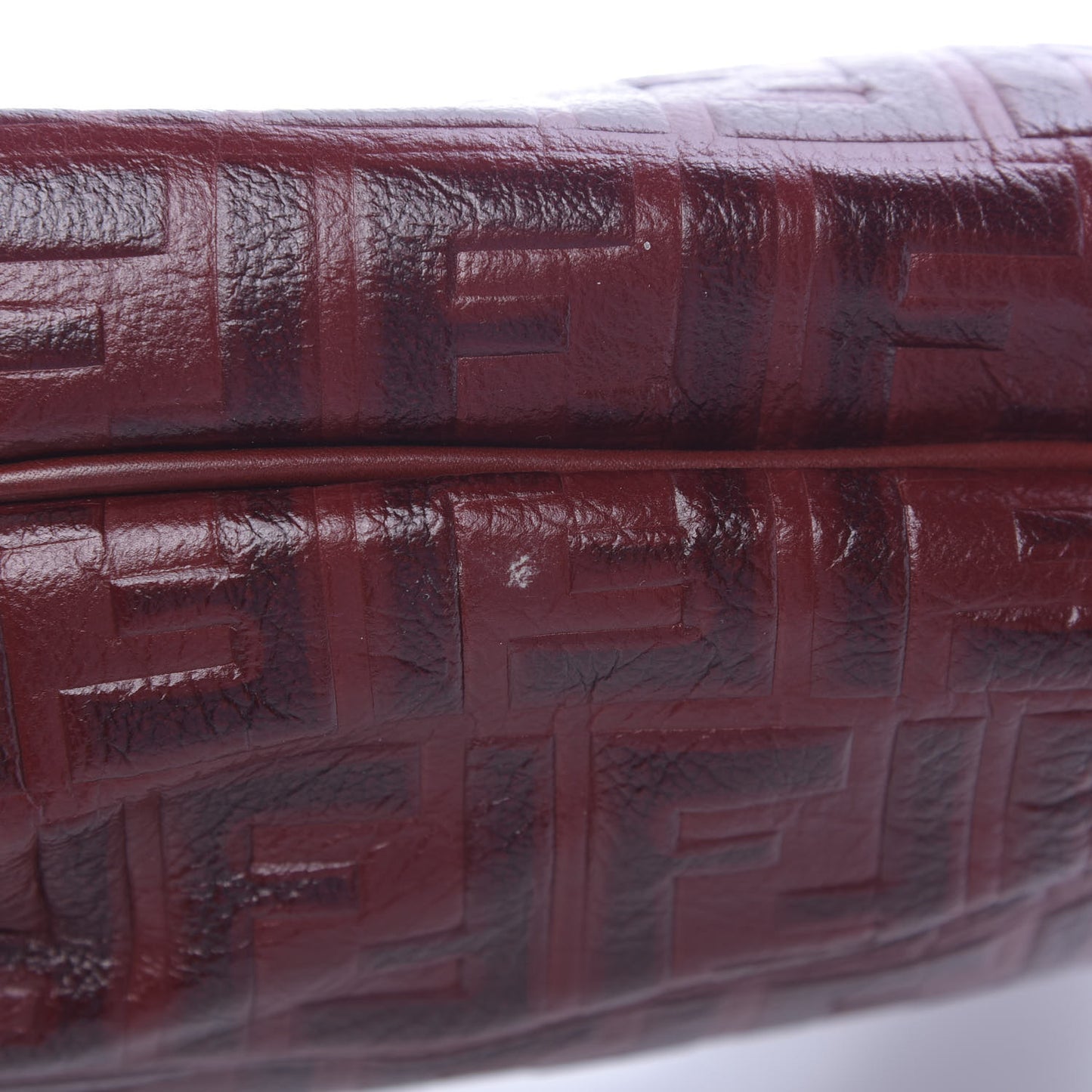 Vitello FF Embossed Small Chef Hobo Rosso