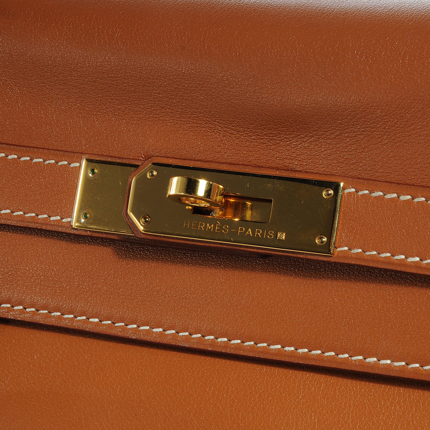 Hermes Swift Kelly Retourne 35 Gold 7 of 8