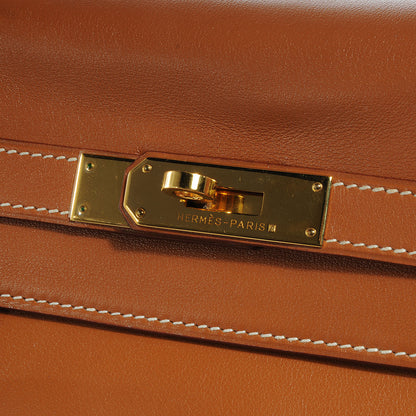 Hermes Swift Kelly Retourne 35 Gold 7 of 8