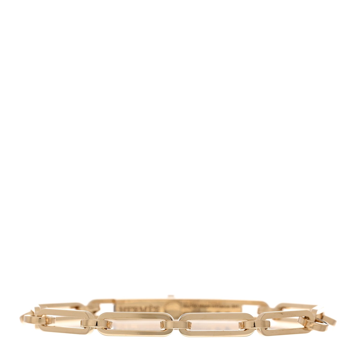 18K Yellow Gold Diamond PM Kelly Chaine Bracelet SH