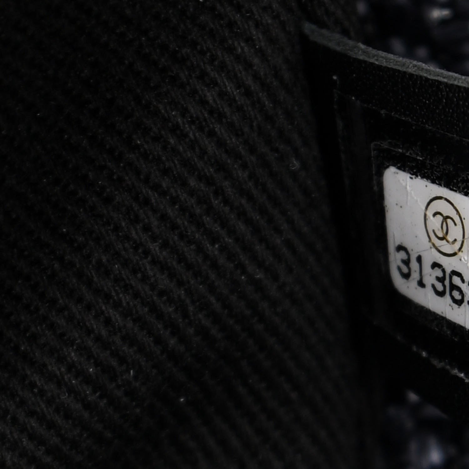 Chanel Lurex Boucle Medium Deauville Tote Black 7 of 10