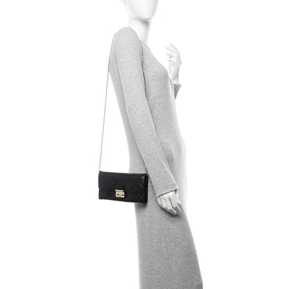 Christian Dior Lambskin Cannage Miss Dior Chain Wallet Black 2 of 15