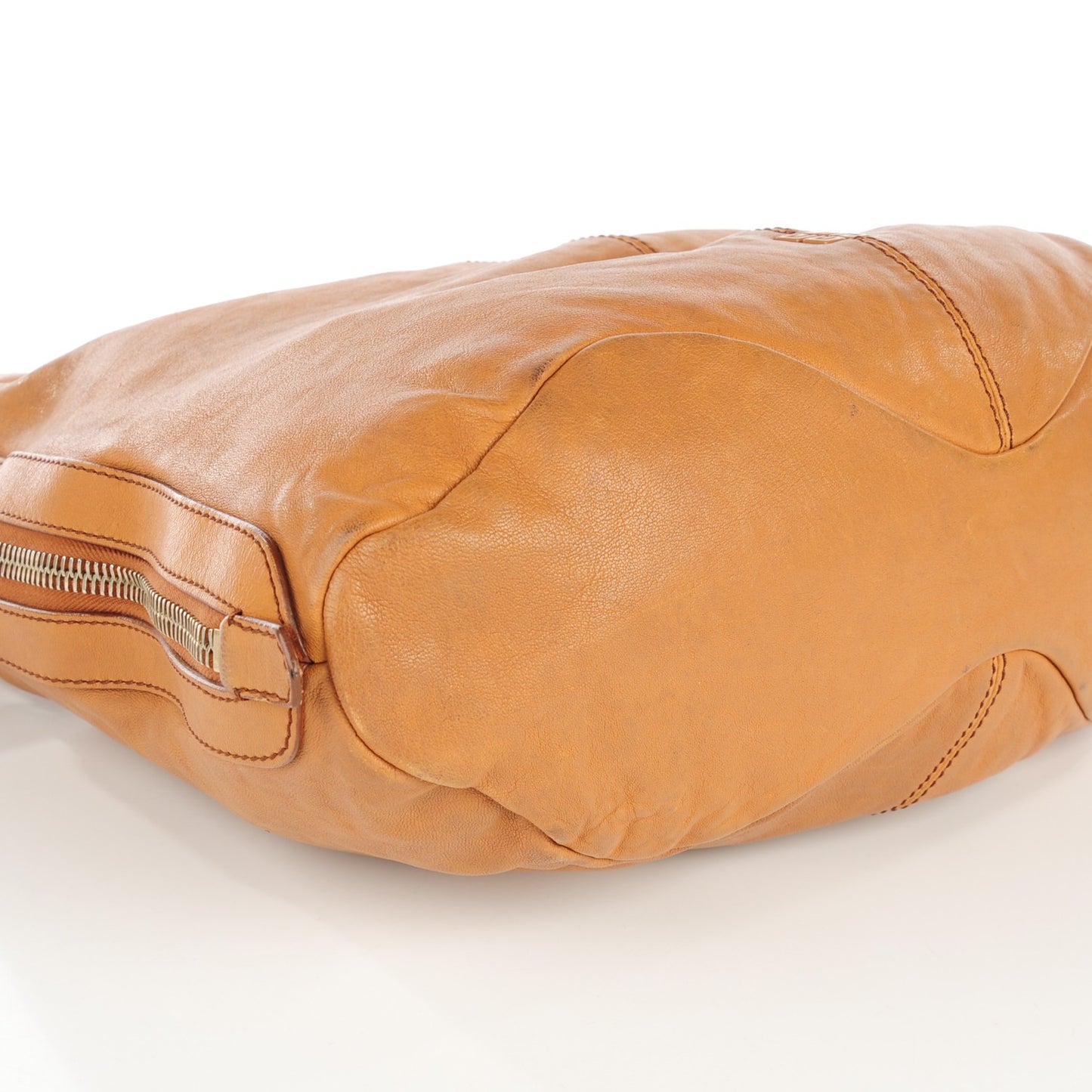 Lambskin Tinhan Shopper Camel
