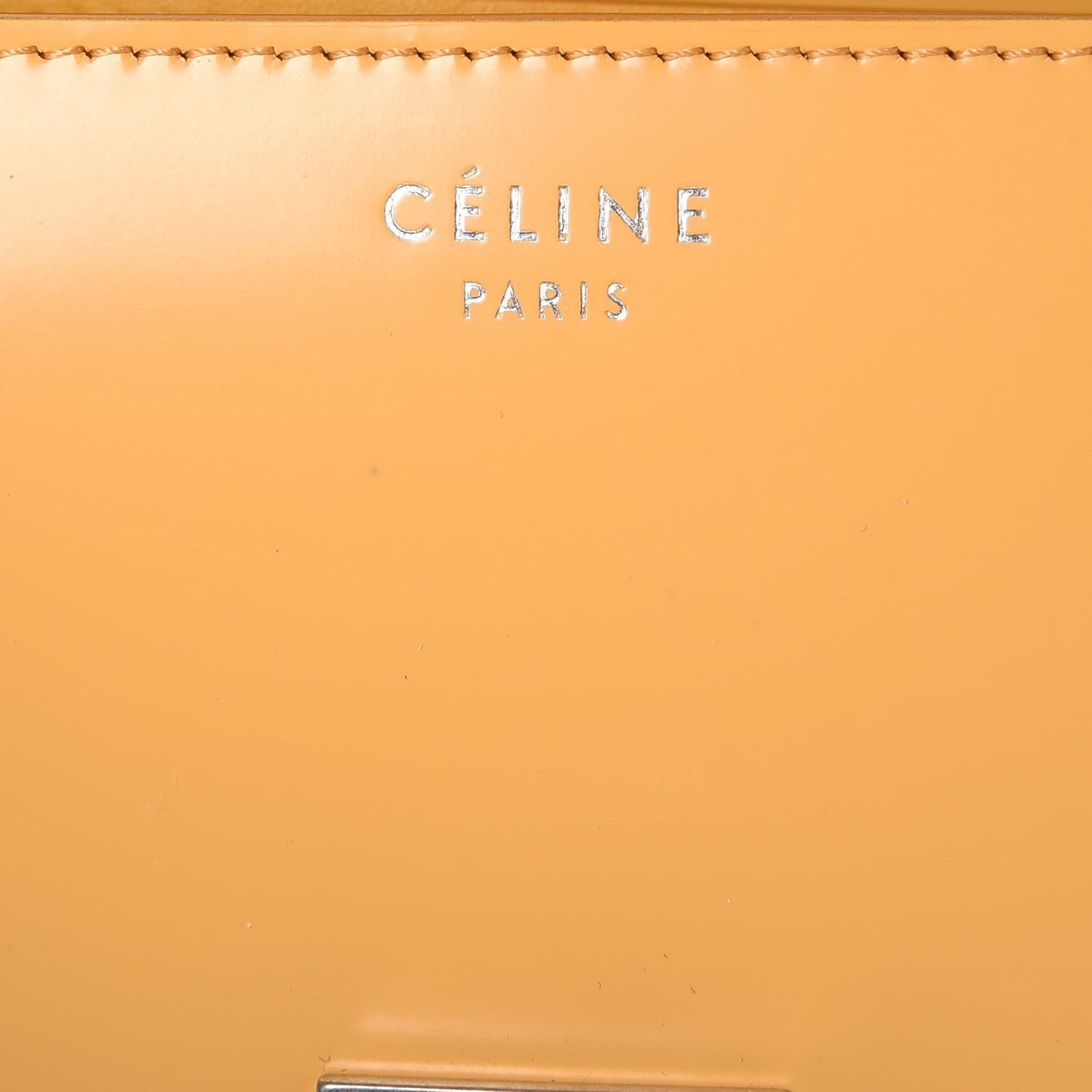 Spazzolato Calfskin Medium Classic Box Flap Bag Corn