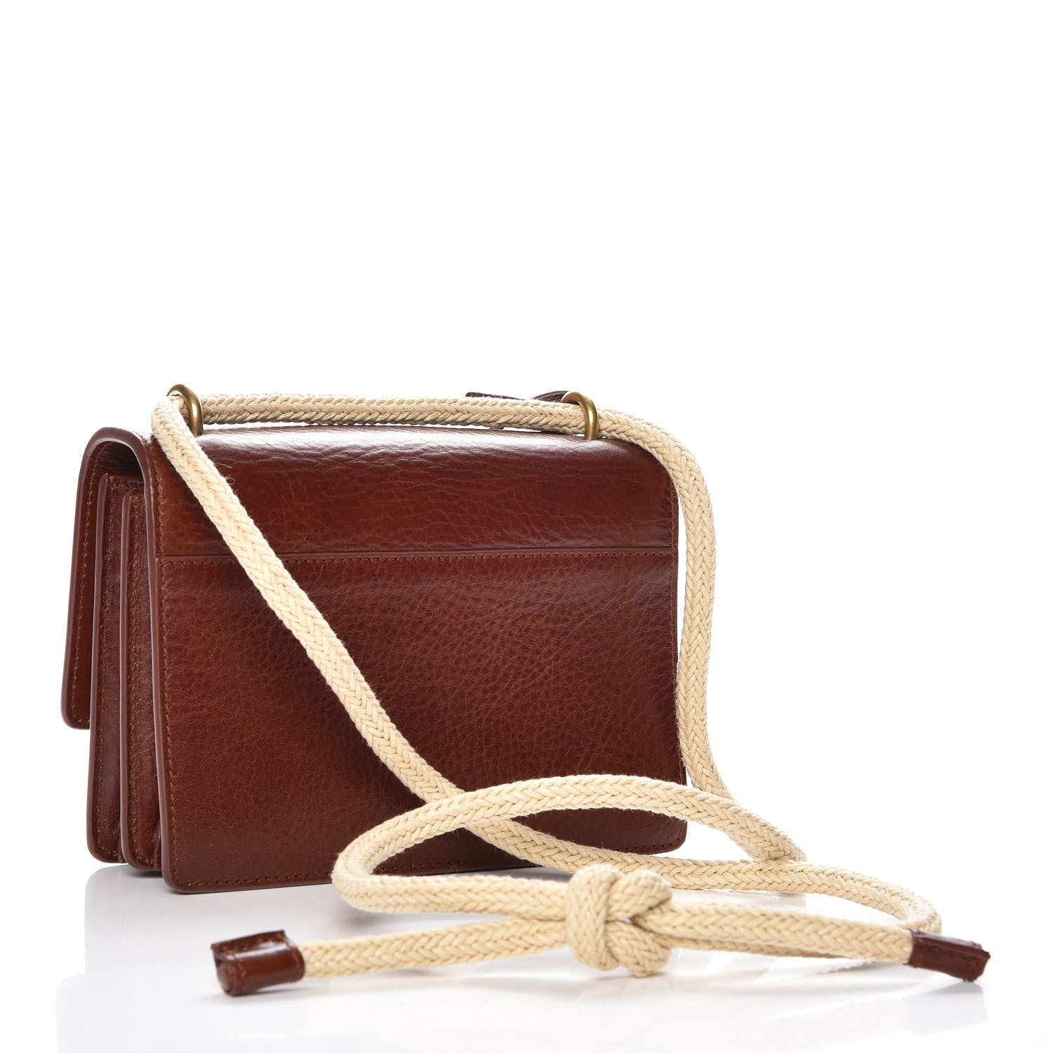 Saint Laurent Textured Calfskin Small Monogram Sunset Camel Brilliant 2 of 11