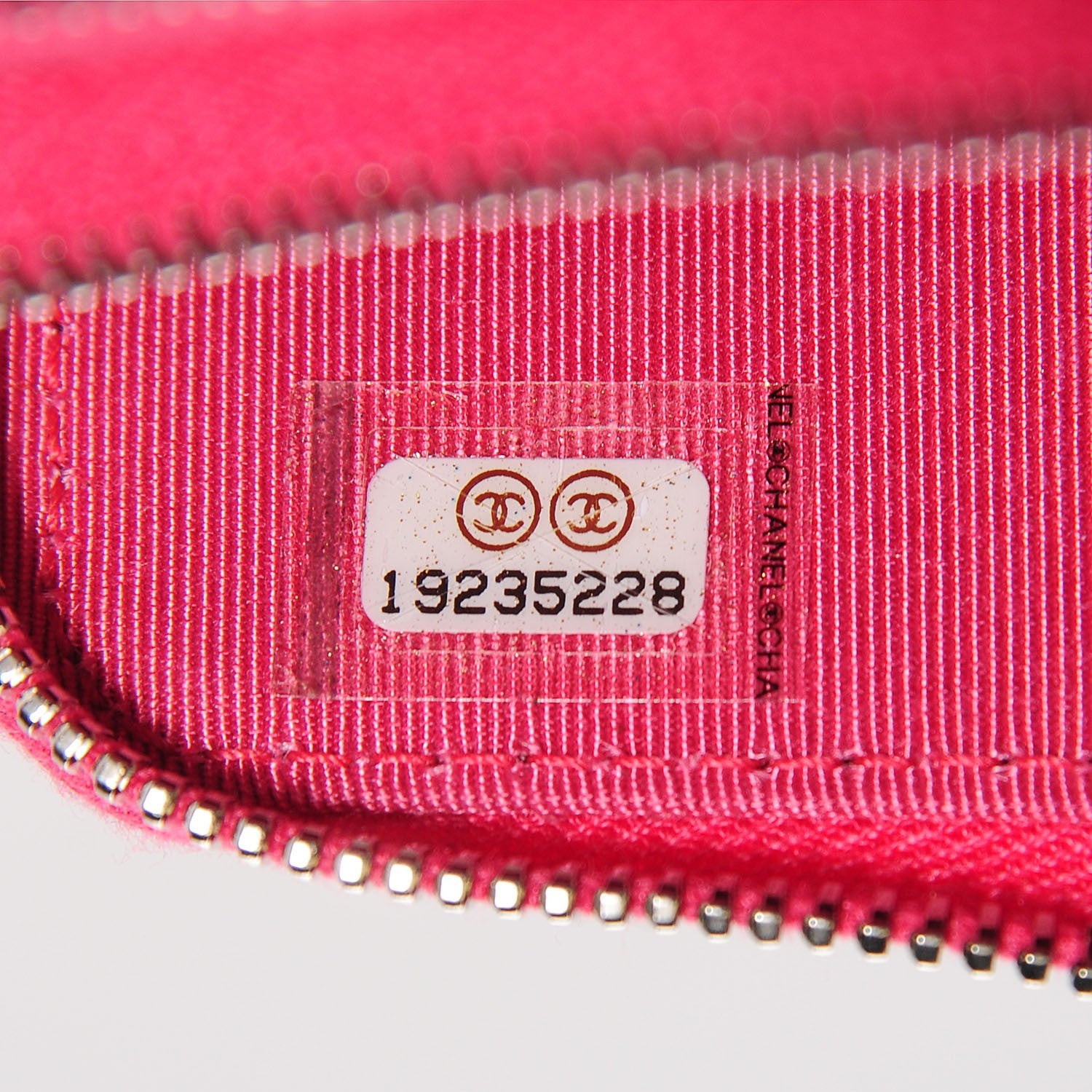 Chanel Patent Calfskin Quilted Zip Around Phone Holder Pink 8 of 8