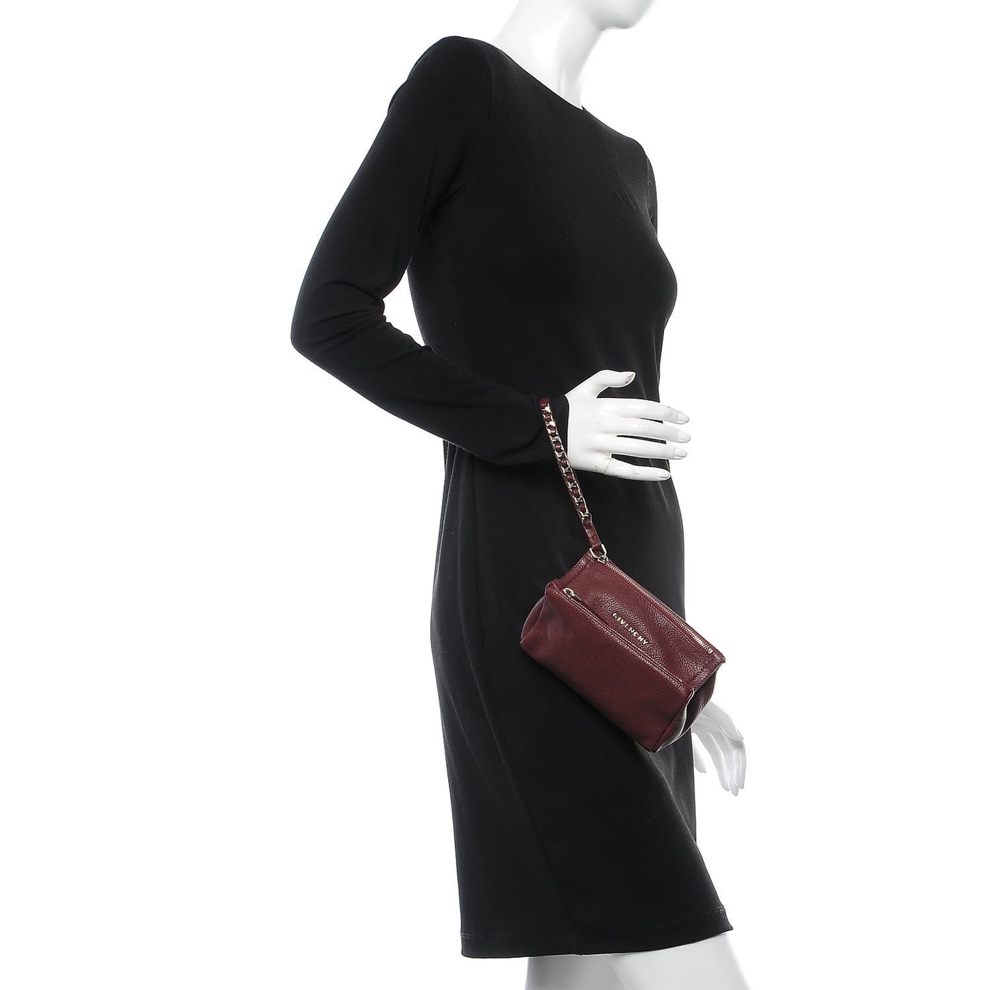 Sugar Goatskin Pandora Wristlet Oxblood