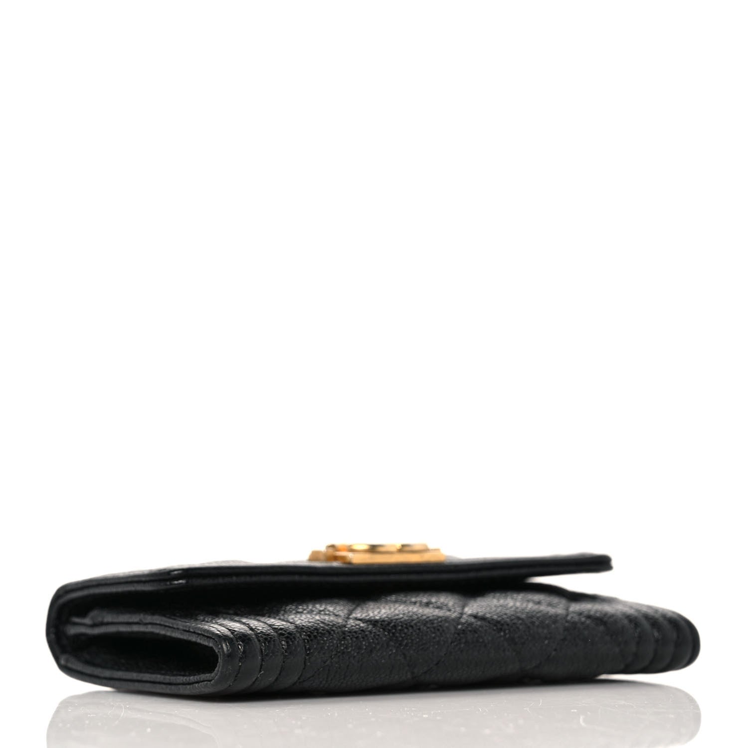Chanel Caviar Quilted Boy Flap Card Holder Black 4 of 10