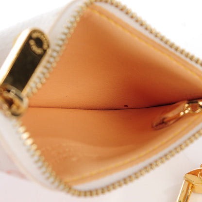 Louis Vuitton Monogram Multicolor Key Pouch White 5 of 8