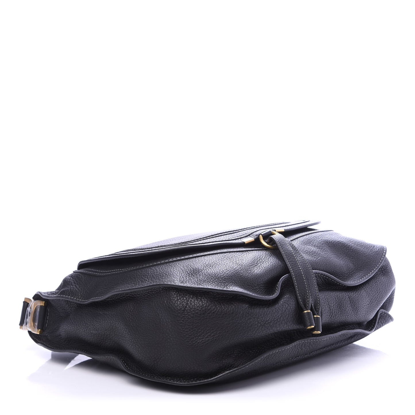 Calfskin Large Marcie Hobo Black