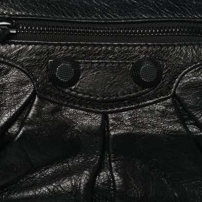 Balenciaga Agneau Arena Monochrome Small Le Cagole Shoulder Bag Black 8 of 11