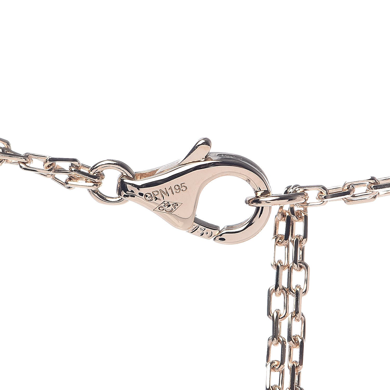 Cartier 18K Yellow Gold 2 Diamond LOVE Necklace 6 of 7