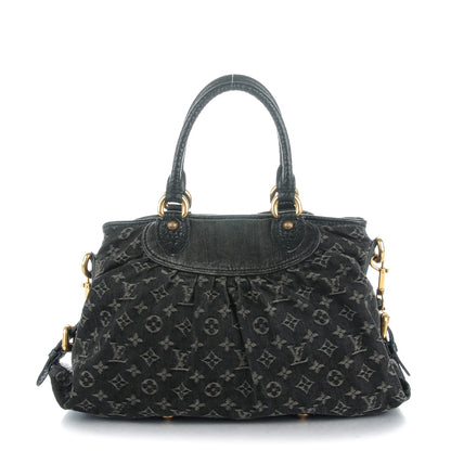 Louis Vuitton Denim Neo Cabby MM Black 1 of 7