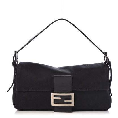 Fendi Nylon Zucca Baguette Black 1 of 12