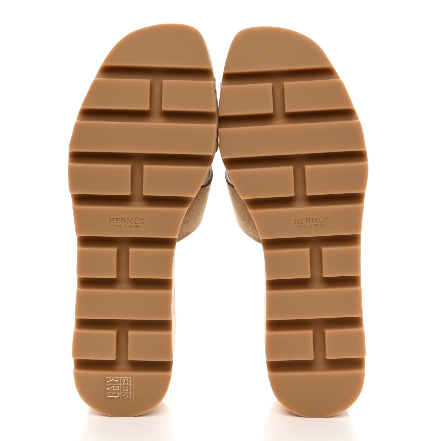 Hermes Suede Goatskin Cork Eze 30 Sandals 38 Beige Argile 5 of 9