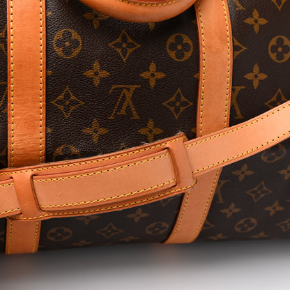 Louis Vuitton Monogram Keepall Bandouliere 55 14 of 14