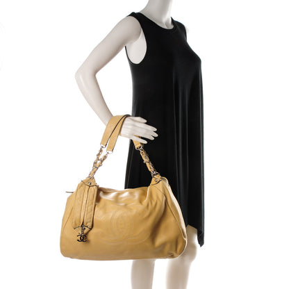 Chanel Lambskin Large Edgy Hobo Beige 2 of 7