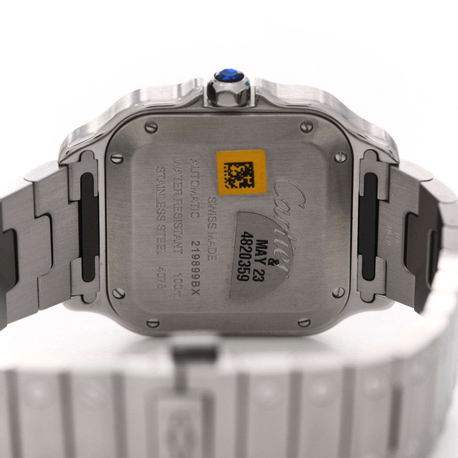 Cartier Stainless Steel 35mm Santos de Cartier Automatic Watch 4 of 5