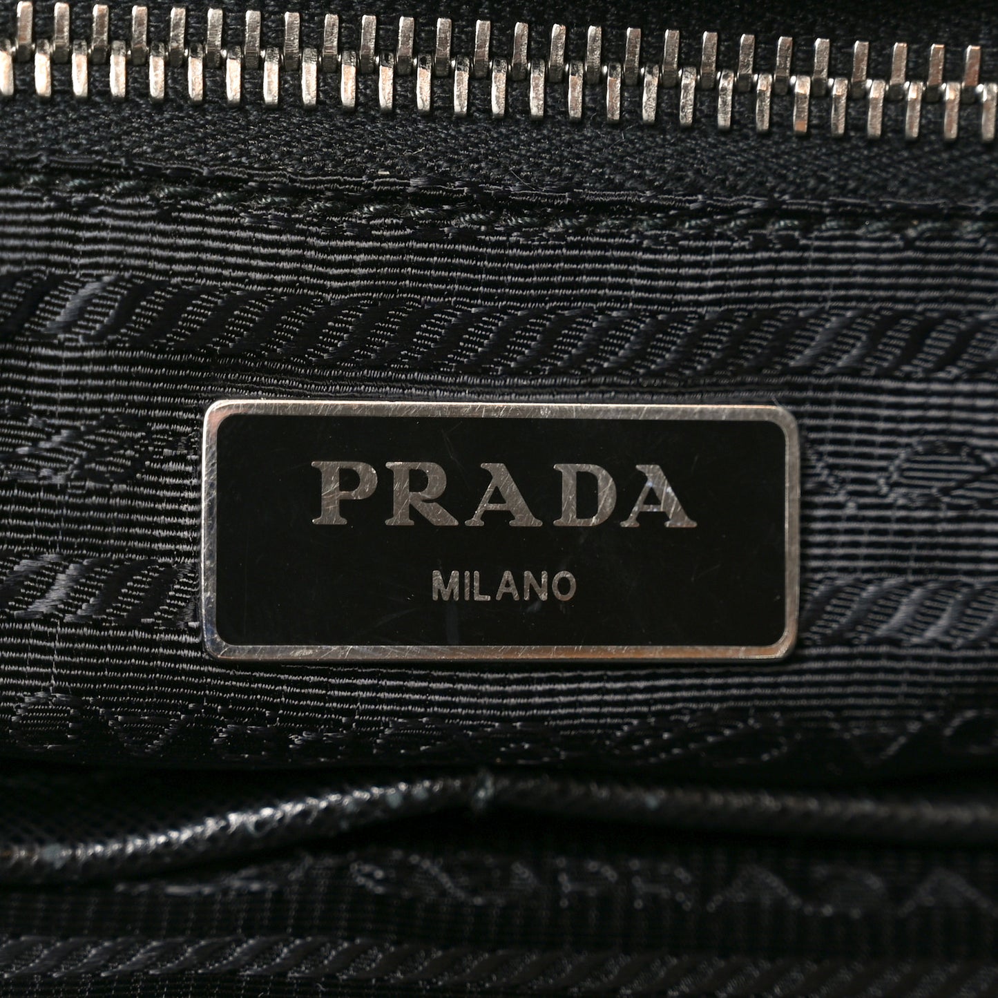 Nylon Vela Baby Bag Black
