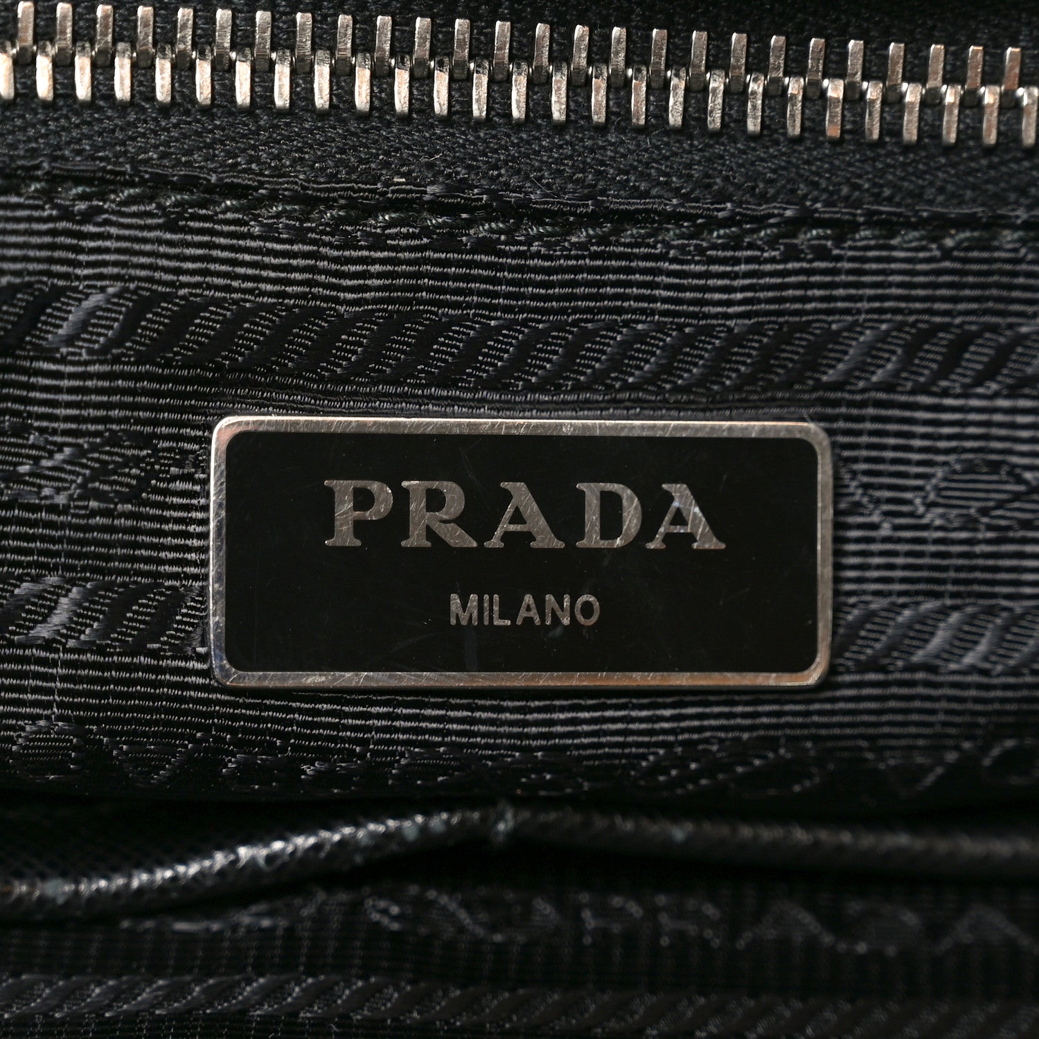 Prada Nylon Vela Baby Bag Black 6 of 9