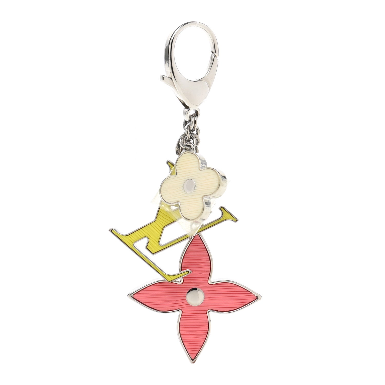 Louis Vuitton Fleur d Epi Bag Charm Key Holder 1 of 5