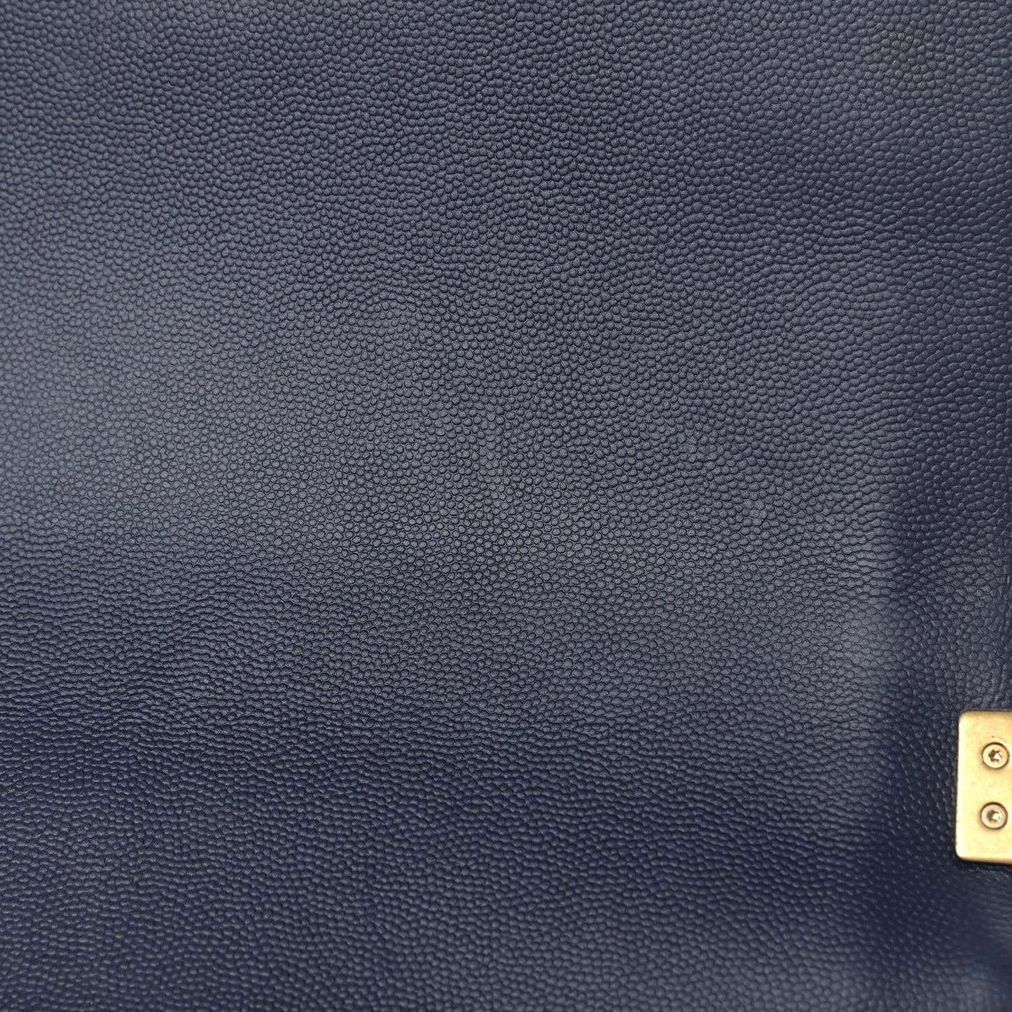 Caviar Quilted Medium Boy Flap Navy