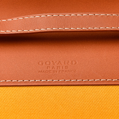 Goyard Goyardine Monte Carlo Bois Clutch With Strap Black Gold 6 of 7