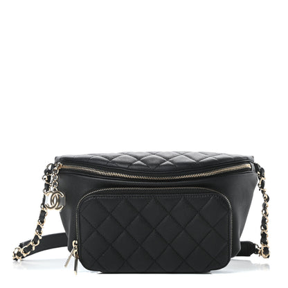 Chanel Caviar Quilted Business Affinity Waist Belt Bag Black 1 of 11