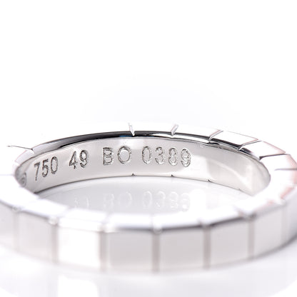 Cartier 18K White Gold Lanieres Ring 49 4.75 5 of 5