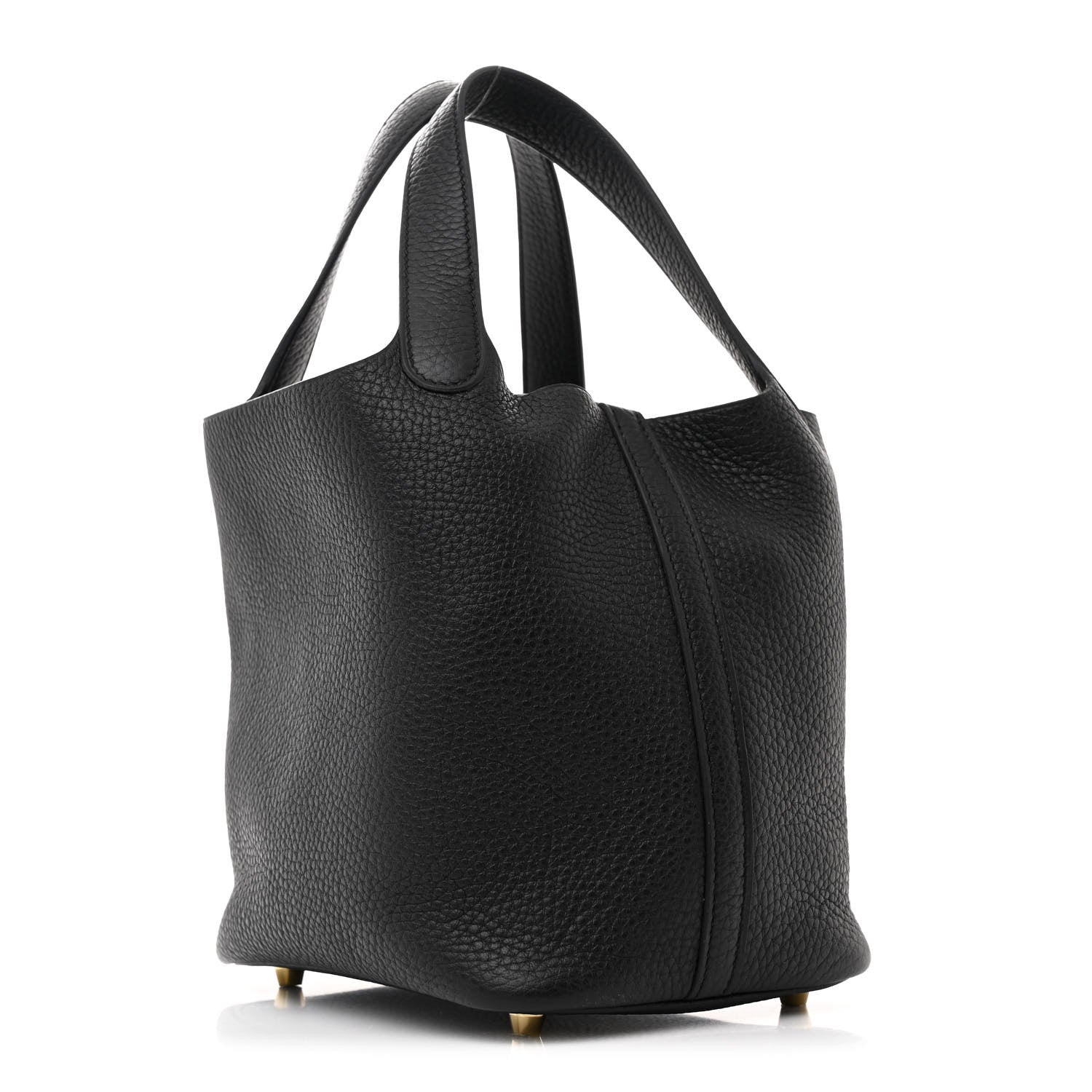Hermes Taurillon Clemence Picotin Lock 18 PM Black 3 of 13