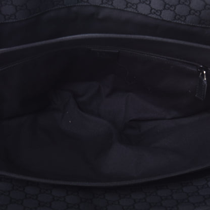 Gucci Nylon Monogram Executive Bag Black 4 of 9