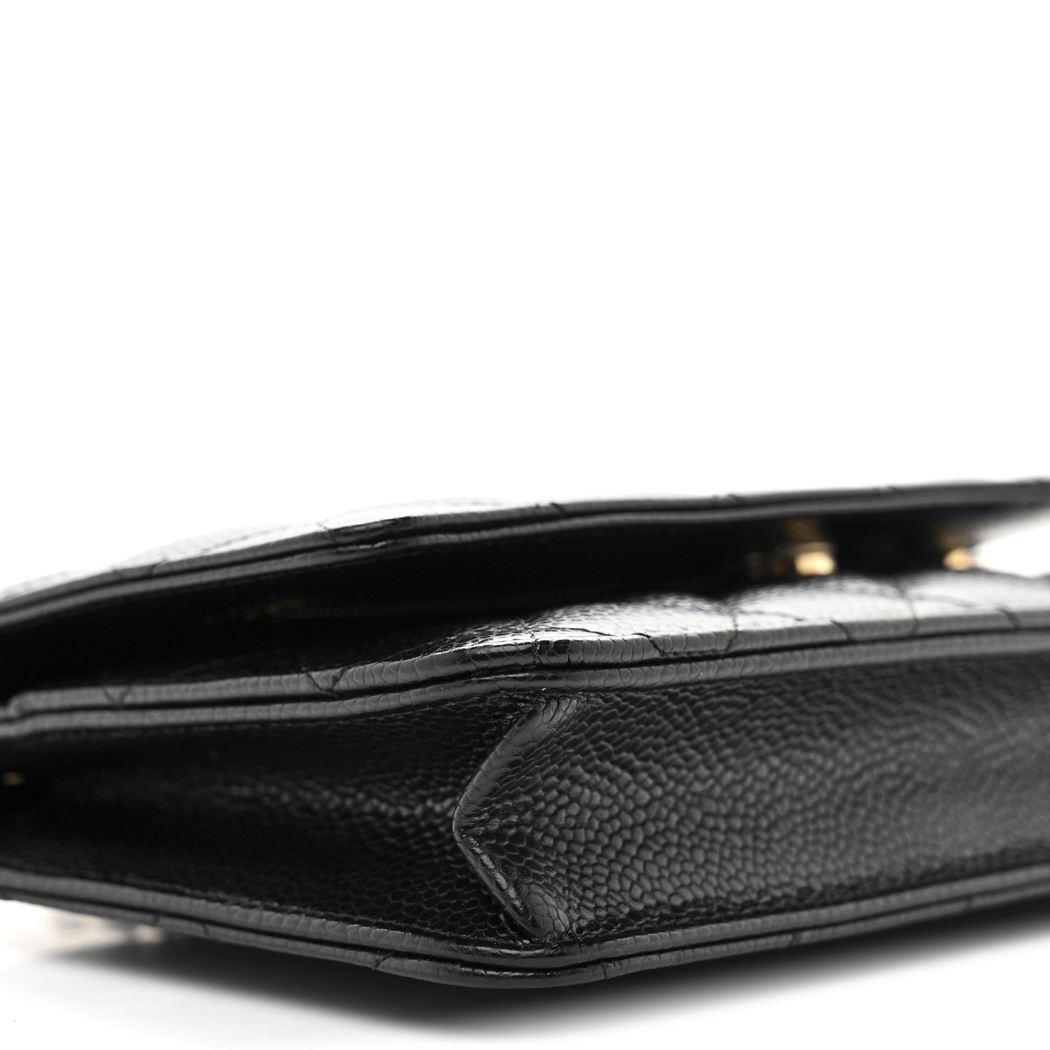 Chanel Caviar Quilted Wallet On Chain WOC Black 10 of 12