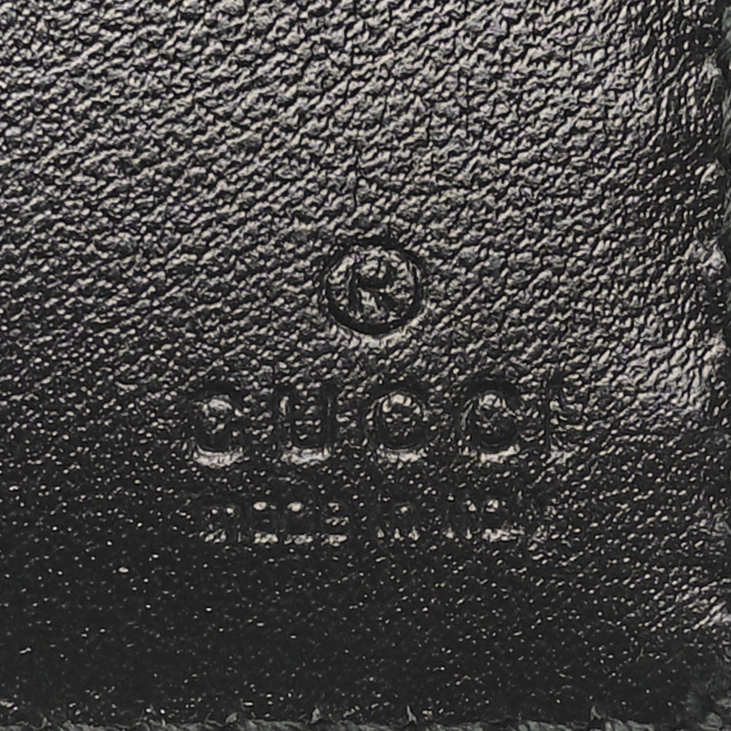 Plutone Calfskin Logo Bi-Fold Wallet Black