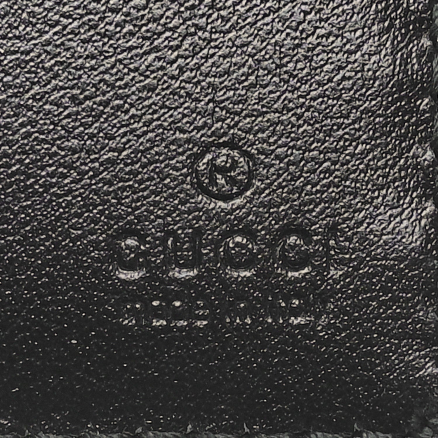 Gucci Plutone Calfskin Logo Bi-Fold Wallet Black 8 of 9