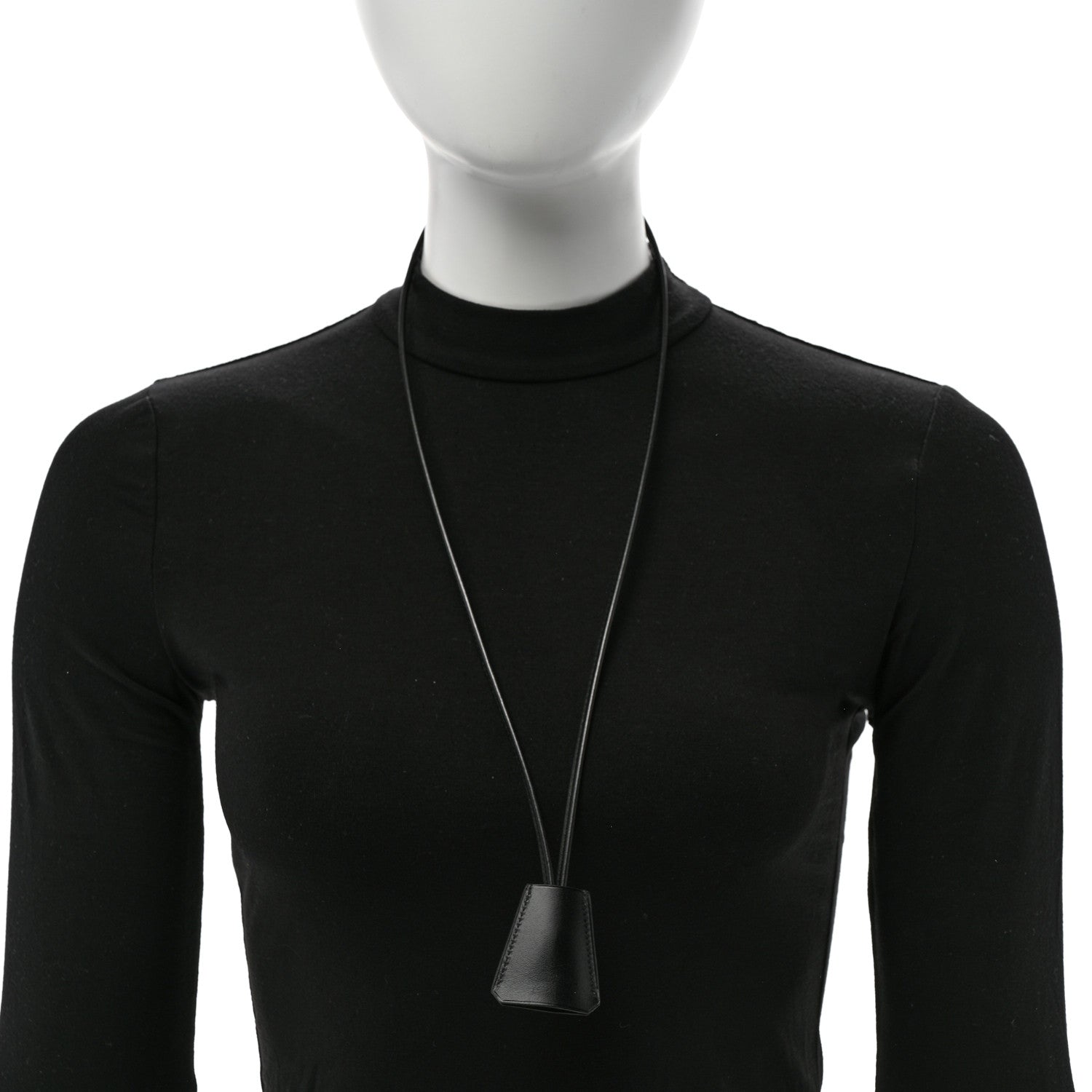 Hermes Swift Clochette Long Necklace Black 2 of 6