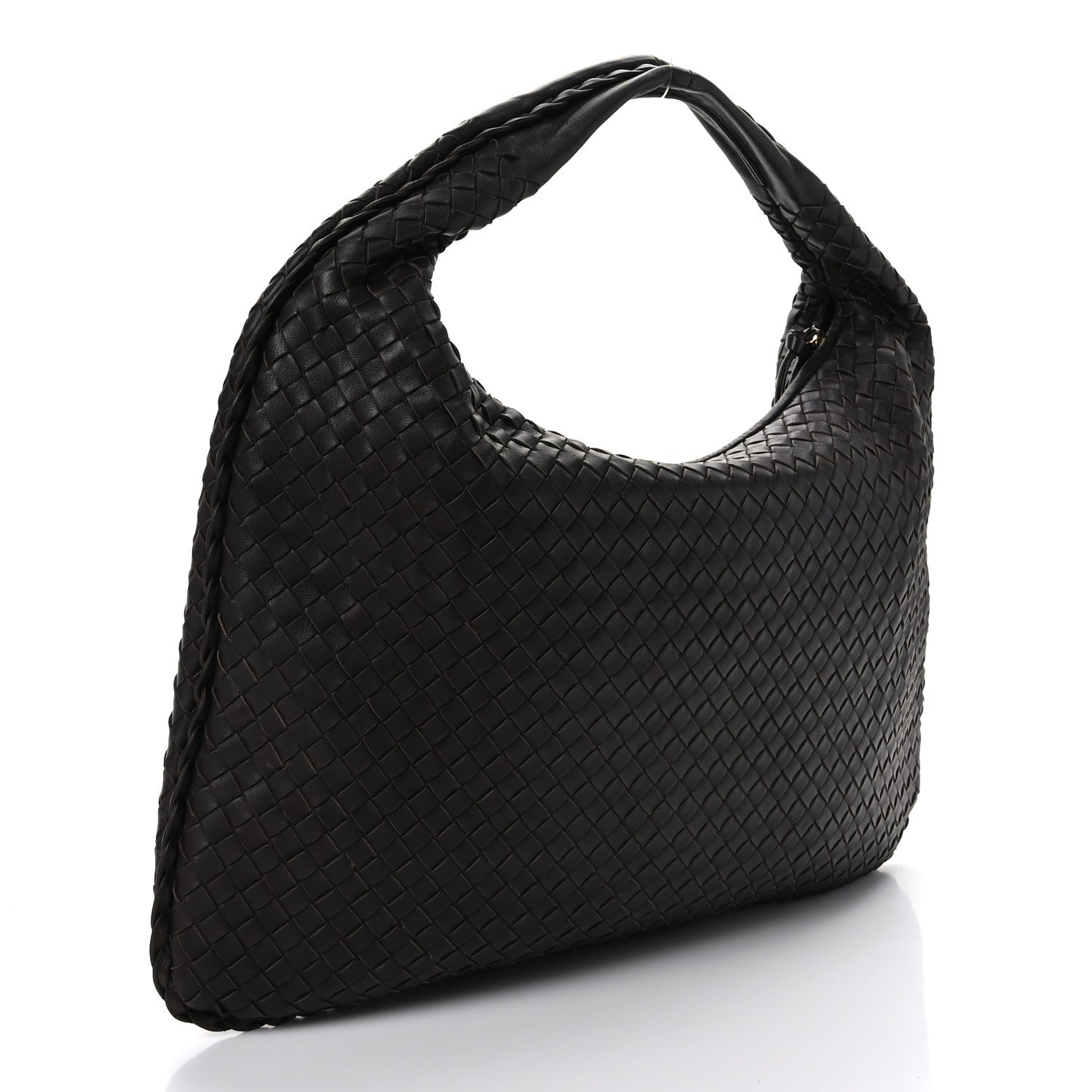 Bottega Veneta Nappa Intrecciato Large Veneta Hobo Ebano 4 of 9
