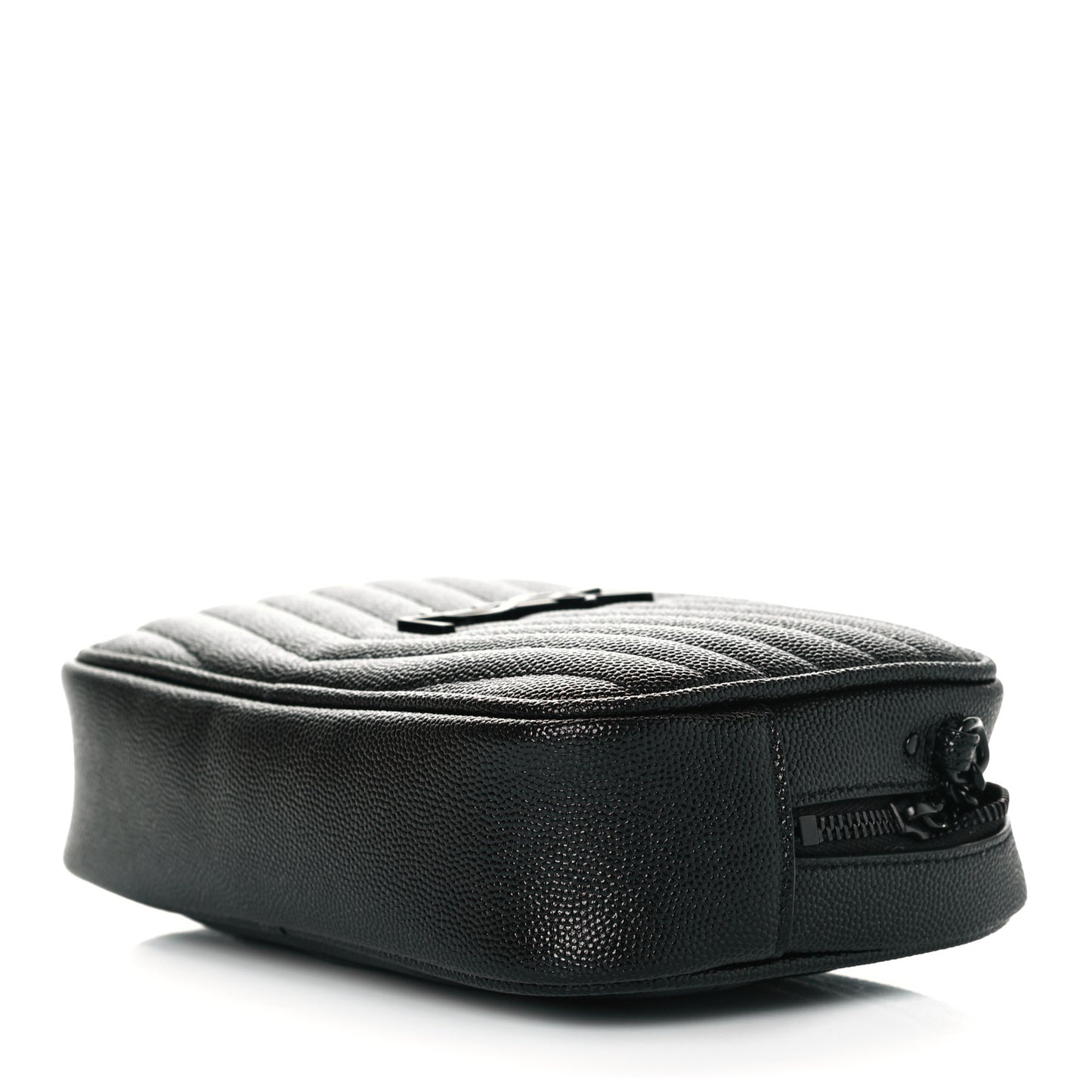 Grain De Poudre Matelasse Monogram Mini Lou Camera Bag Black