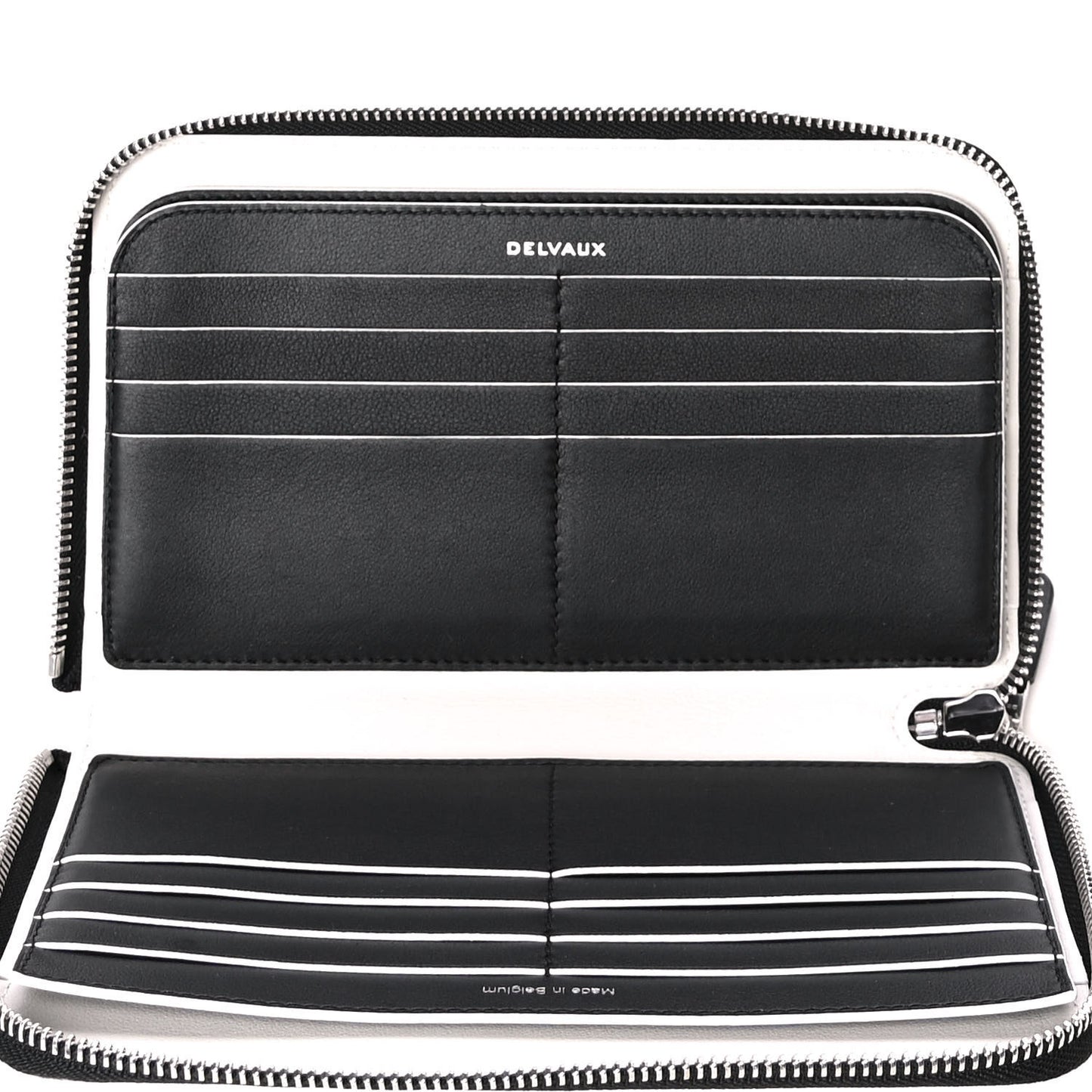 Box Calf Bowler Hat Trompe L'œil Multi Wallet Black