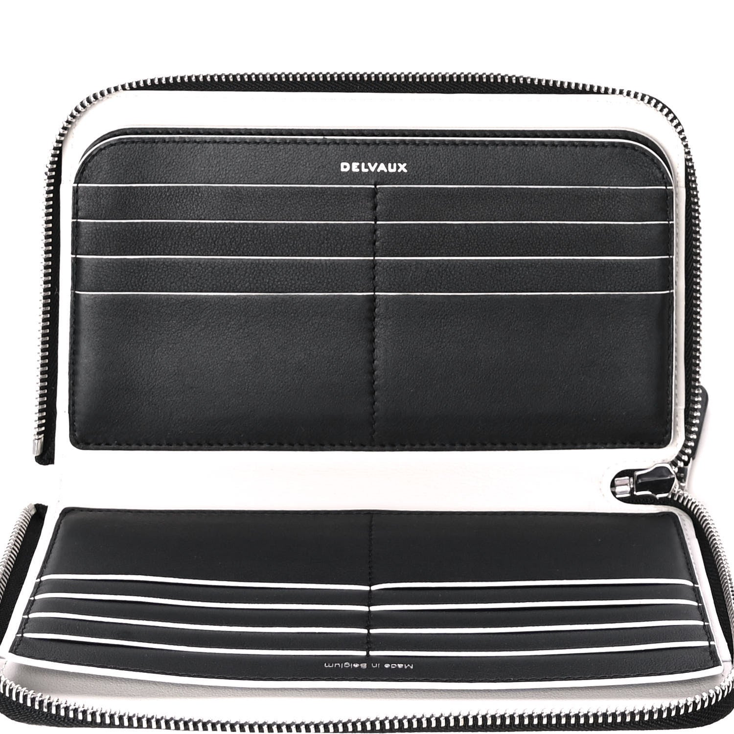 Delvaux Box Calf Bowler Hat Trompe L'œil Multi Wallet Black 5 of 5