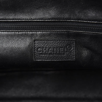 Chanel Caviar Patent Quilted Large Bowler Black 6 of 15