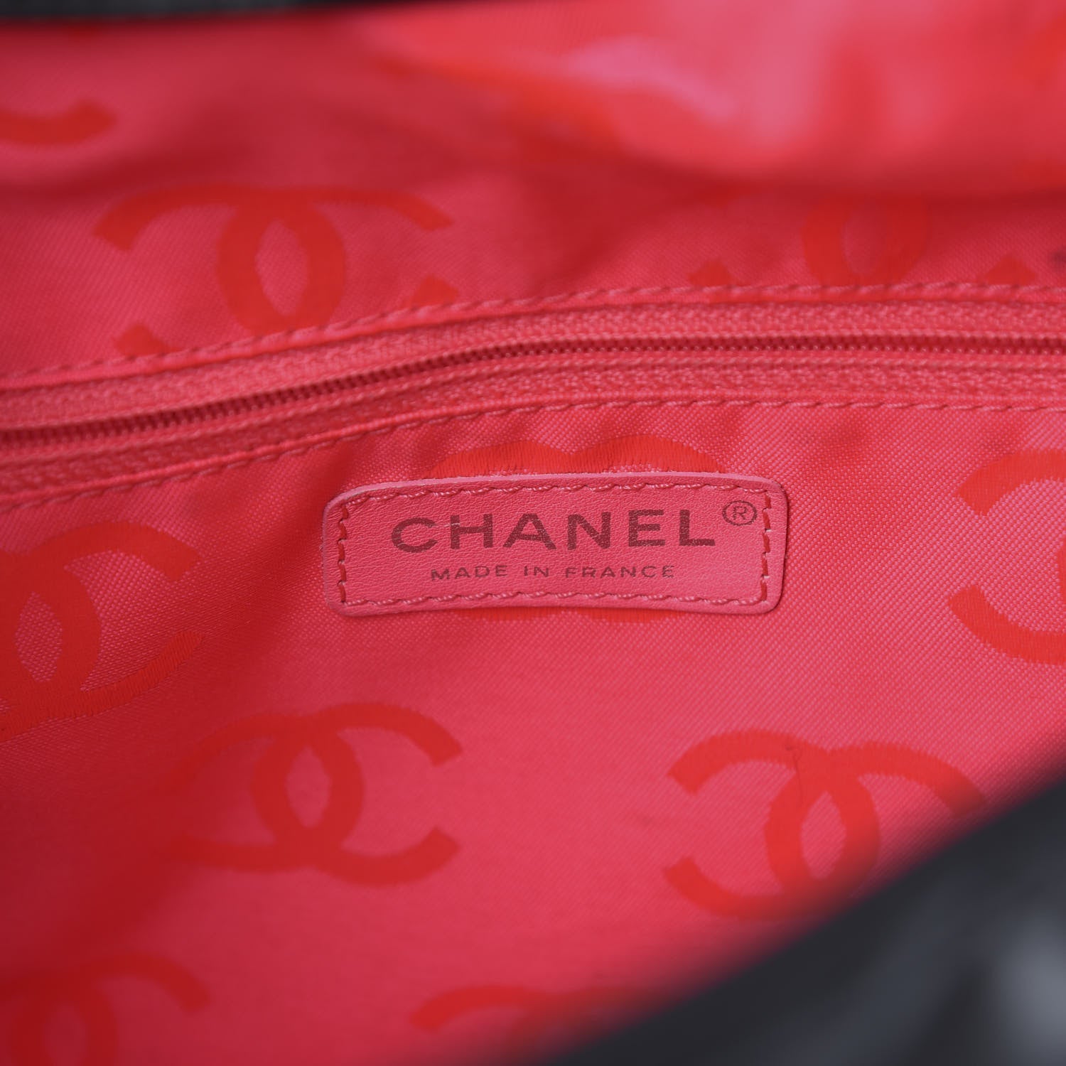 Chanel Calfskin Quilted Large Cambon Flap Black White 6 of 14