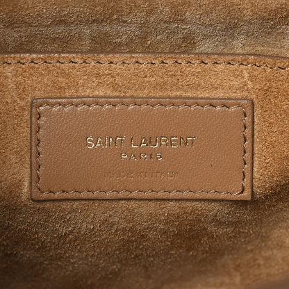 Saint Laurent Calfskin Medium Monogram Sunset Natural Tan 6 of 10