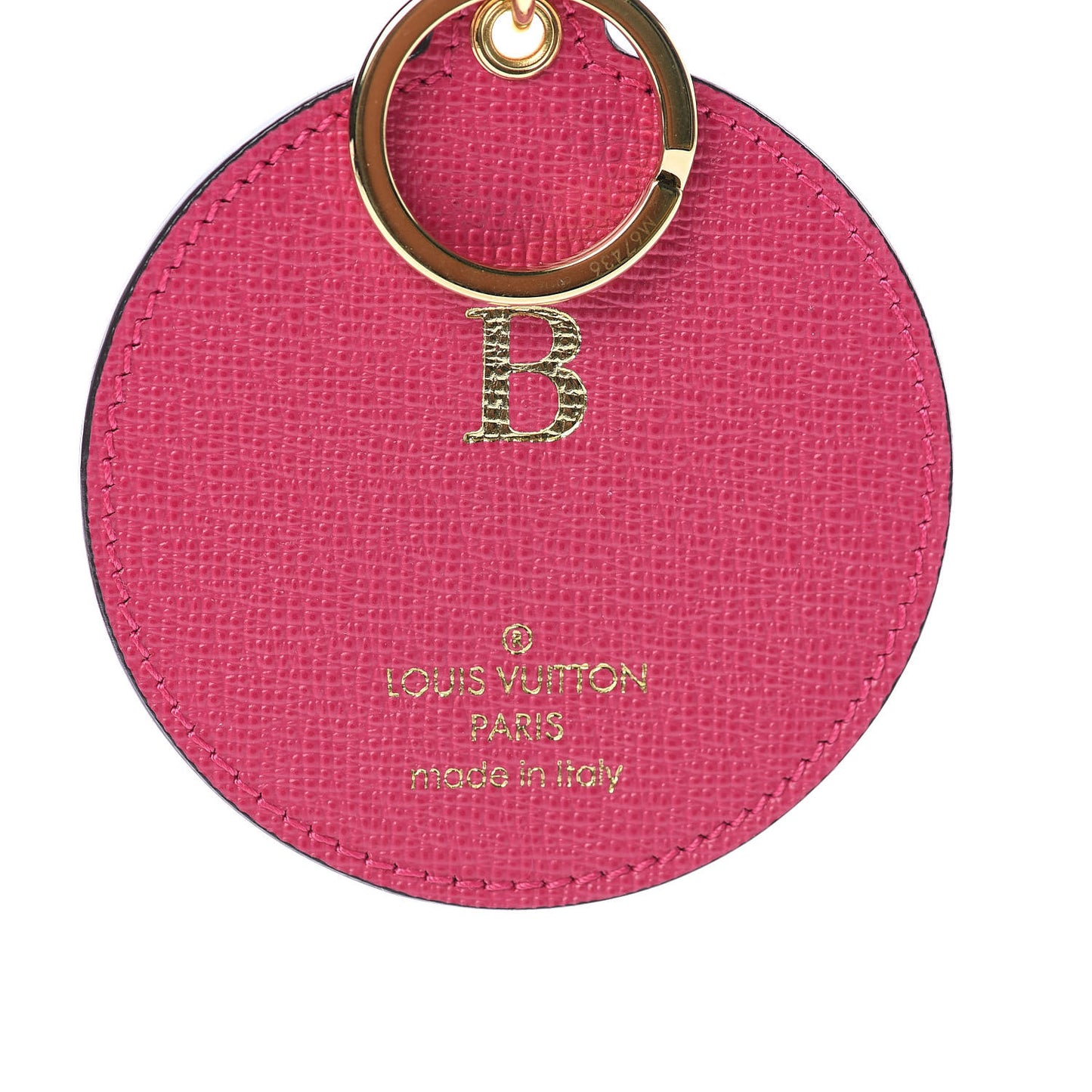 Monogram Love Lock Bag Charm Key Holder