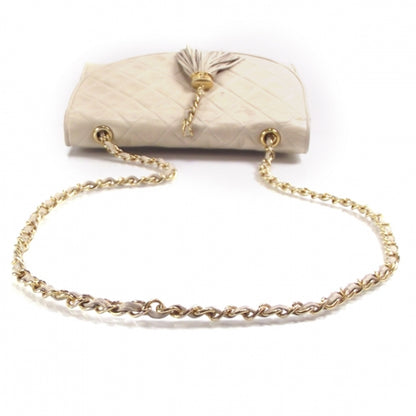 Chanel Vintage Lambskin Tassel Flap Bag 6 of 10