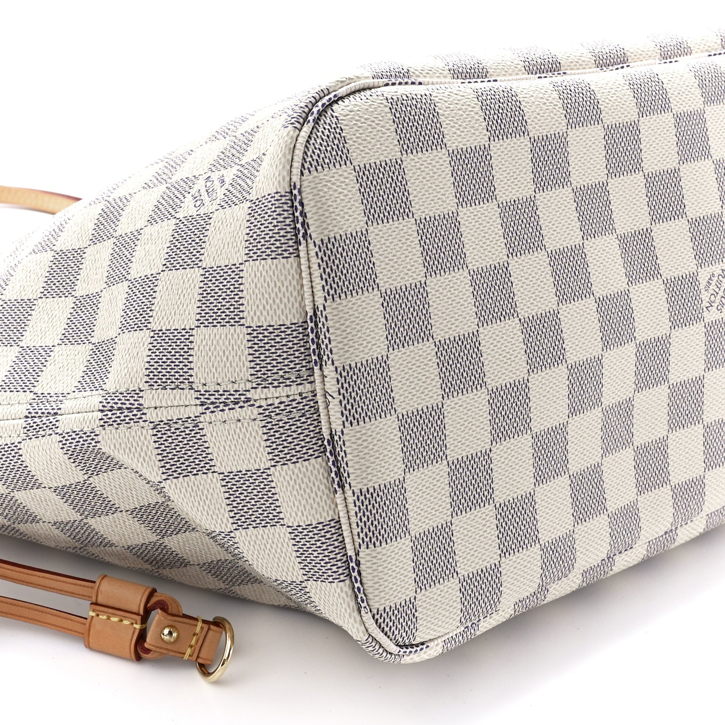 Damier Azur Neo Neverfull MM Rose Ballerine