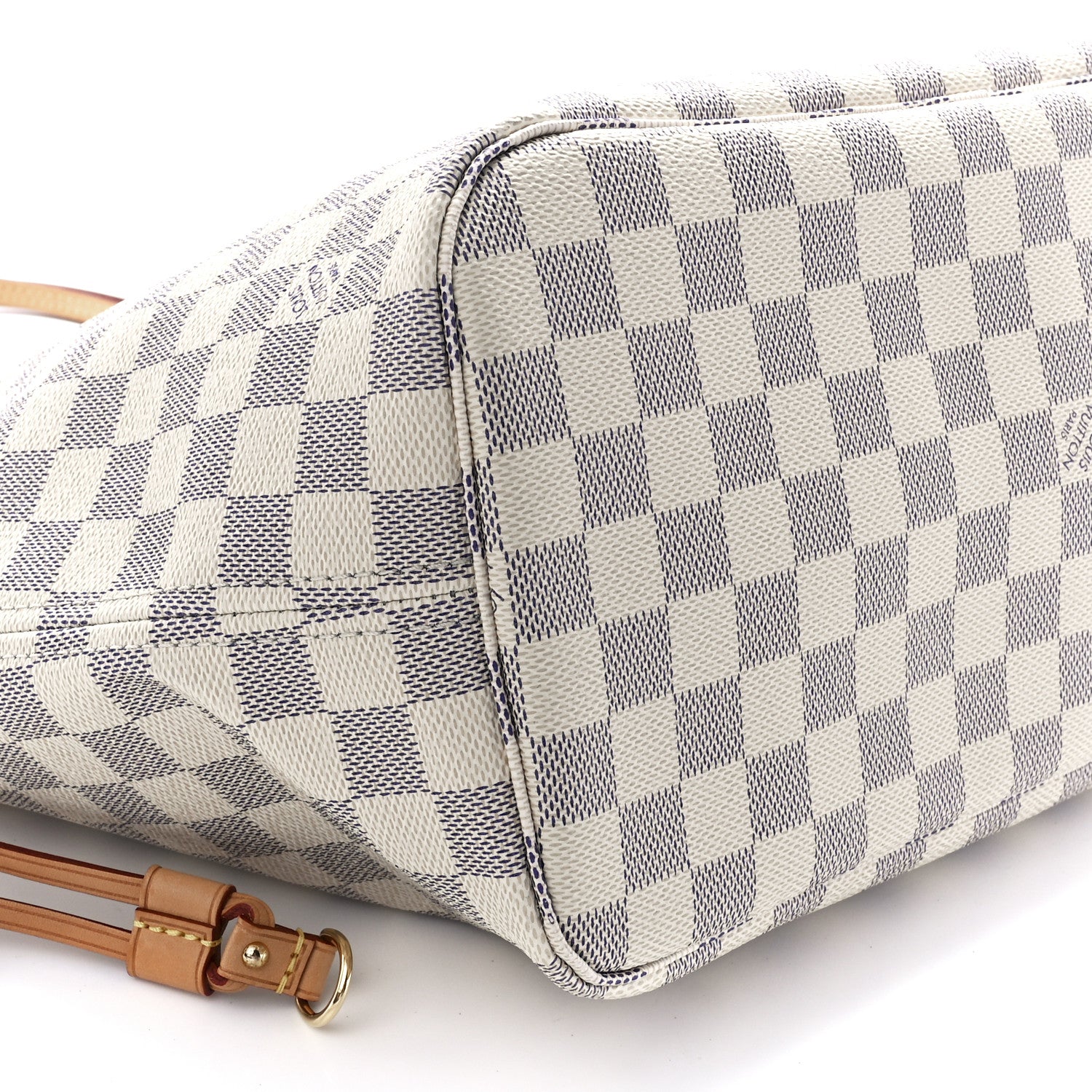 Louis Vuitton Damier Azur Neo Neverfull MM Rose Ballerine 10 of 11