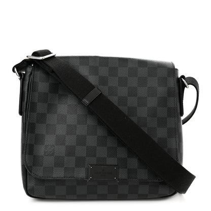 Louis Vuitton Damier Graphite District PM 1 of 9